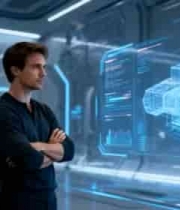  未来科技感控制室人物2314#横屏 	 -