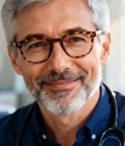  微笑男医生近景特写2287#横屏 	 