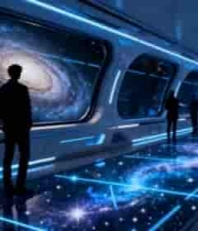  太空舱内看星系2217#横屏 	 