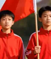  少年领读人 阳光校园场景2055#横屏 	 