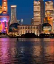  上海外滩夜景灯光秀2047#横屏 