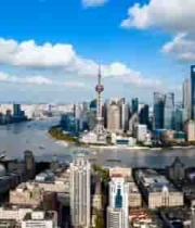  上海外滩全景航拍2041#横屏 	 