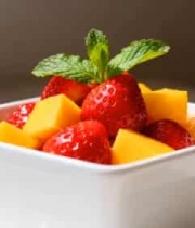  水果沙拉特写镜头2178#横屏 	 