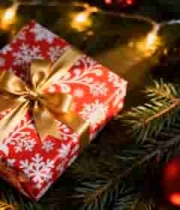  圣诞礼物与装饰灯氛围2082#横屏 	 