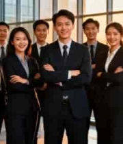  商务团队精英合影2020#横屏 	 