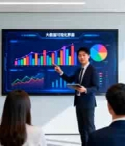  商务人士数据分析汇报2003#横屏 	 