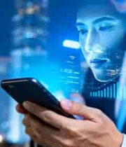  商务人士与AI科技互动2011#横屏 	 