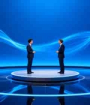  商务人士科技感对话1997#横屏 	 -