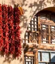  陕北窑洞丰收挂晒1962#横屏 	 