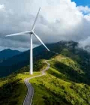  山巅风电云海风光1935#横屏 	 -