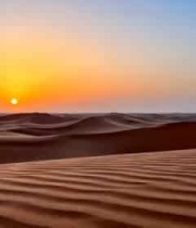  沙漠日出壮丽景象1912#横屏 	 -