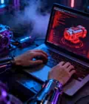  赛博朋克机械臂编程1871#横屏 	 