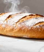  热气腾腾的欧式面包1825#横屏 	 