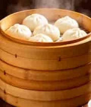  热气腾腾的中式包子1830#横屏 	 