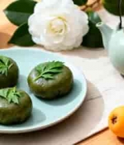  青团茶歇摆盘1754#横屏 	 