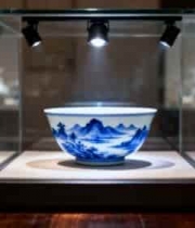  青花瓷碗博物馆展示1738#横屏 	 -
