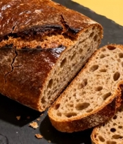  切片面包特写镜头1719#横屏 	 