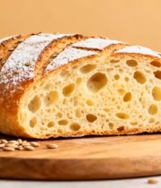  欧式全麦面包特写1693#横屏 	 -