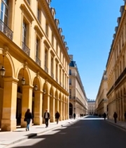  欧式建筑街道漫步1689#横屏 	 -