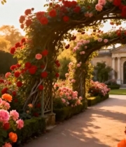  浪漫花拱阳光花园1418#横屏 	 