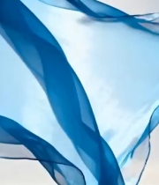  蓝色丝绸飘逸动态1406#横屏 	 -