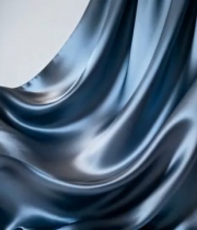  蓝色丝绸飘动背景1405#横屏 	 