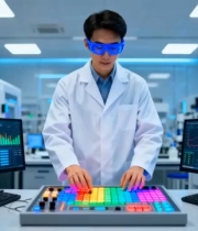  科研人员操作控制台1337#横屏 	 