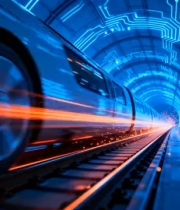  科技感隧道穿梭动画1319#横屏 	 