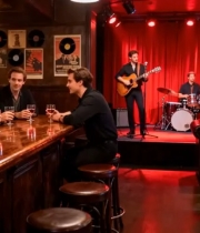  酒吧乐队现场1260#横屏 	 