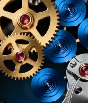  精密齿轮机械结构1251#横屏 	 