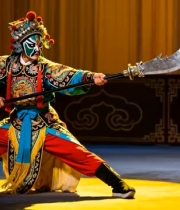  京剧武生刀术表演1242#横屏 	 