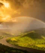  金色云端彩虹山谷1206#横屏 	 