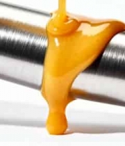  金色液体流淌不锈钢管1197#横屏 	 