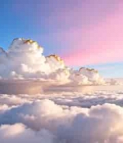  金色祥云唯美天空1192#横屏 	 