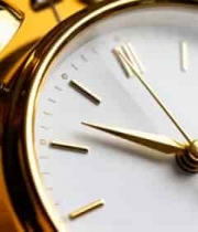  金色闹钟时间流逝1166#横屏 	 