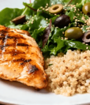 健康轻食烤鸡胸沙拉1065#横屏 