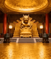 皇宫大殿内景978#横屏 