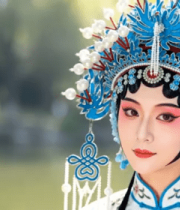 户外京剧花旦特写955#横屏 