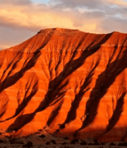 红色山峦延时摄影907#横屏 