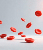 红色血红细胞流动动画913#横屏 