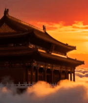 故宫日出云海延时732#横屏 