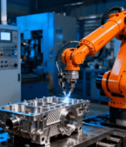 工业机械臂焊接作业635#横屏 