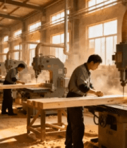 工厂木材加工场景608#横屏 