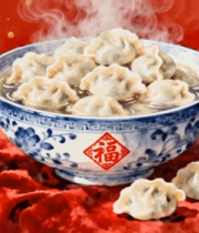 福碗热腾饺子 年味十足524#横屏 