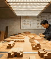 传统木匠手工制作木艺320#横屏 