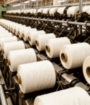 纺织厂纺纱车间生产473#横屏 