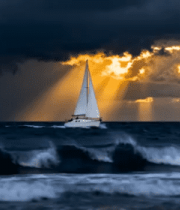 帆船破浪前行467#横屏 