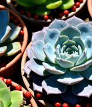 多肉植物盆栽特写461#横屏 