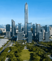 城市天际线航拍263#横屏 