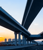 城市立交桥黄昏车流250#横屏 